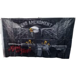 F-08 2nd Amendment In Guns We Trust 3×5