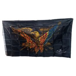 F-09 Eagle with Gun and Flag 3×5