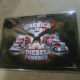C-Metal Sign 35 America Is Diesel Powered