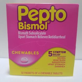 Pepto Bismol 32 Packets of 4 Tablets