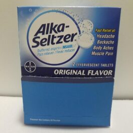Alka Seltzer 50 Packets of 2 Effervescent Tablets