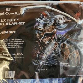 Queen Blanket – Wolf Bear Deer Dreamwatcher