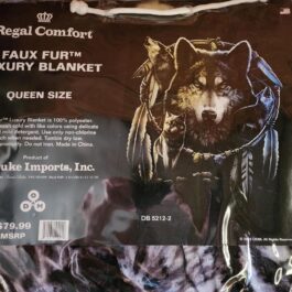 Queen Blanket – Wolf w/ Dreamcatcher