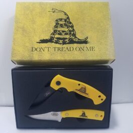 2 pc. w/ Sheath Yellow Don’t Tread On Me