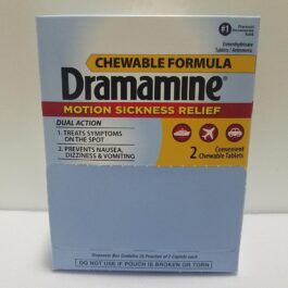 Dramamine 25 Packets of 2 Caplets