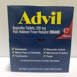 Advil 50 Packets of 2 Tablets