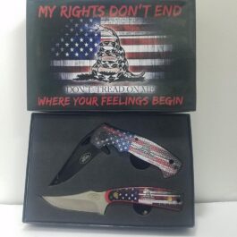 2 pc. w/ Sheath R.W.B. Don’t Tread On Me