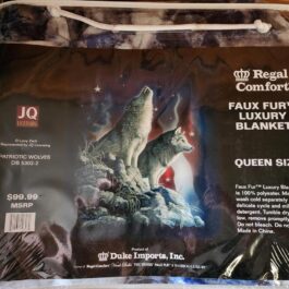 Queen Blanket – Patriotic Wolves