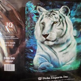 Queen Blanket – White Tiger