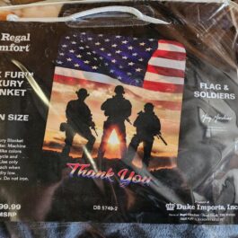 Queen Blanket – Soldiers with Flag