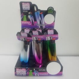 #25437 Metallic Bottle Opener Lighter Case P.EE x12