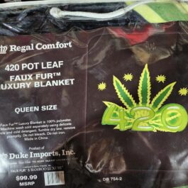 Queen Blanket – 420 Pot Leaf