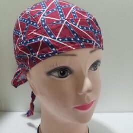 Skull Cap-10 Rebel Sm Flag (BN108)