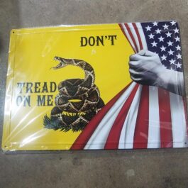 C-Metal Sign 63 Don’t Tread On Me/US Flag