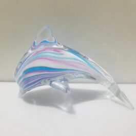5 1/2″ Glass Dolphin #74363 N.EE