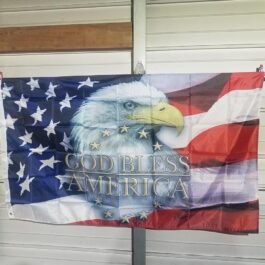 F-36 3×5 God Bless America