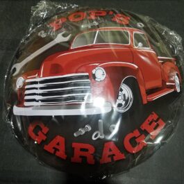 D-Metal Sign-10 (61602) Pop’s Garage A.EE