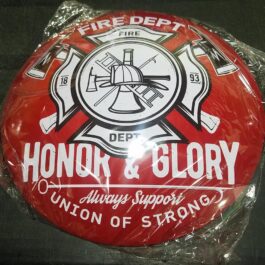 D-Metal Sign-11 (61604) Fire Dept. Honor & Glory A.EE