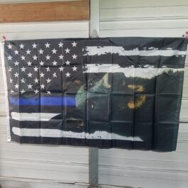 F-29 3×5 Blue Line with German Shepherd