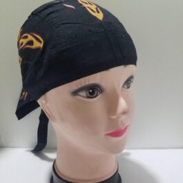 Skull Cap-08 Yellow Flames (BN508)