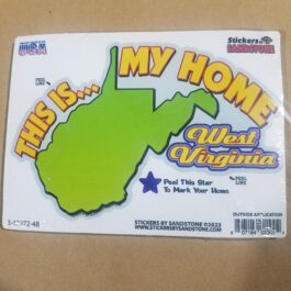 USA Sticker-22 3-47972-48 West Virginia This Is My Home