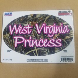 USA Sticker-20 3-33842-48 West Virginia Princess