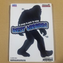 USA Sticker-14 3-AW-842 West Virginia A Good Place To Hide
