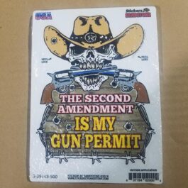 USA Sticker-09 3-329148-500 The Second Amendment Is My Gun Permit