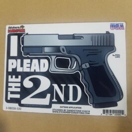 USA Sticker-06 3-98938-500 I Plead The 2nd