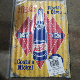 C-Metal Sign 29 Pepsi Worth a Dime
