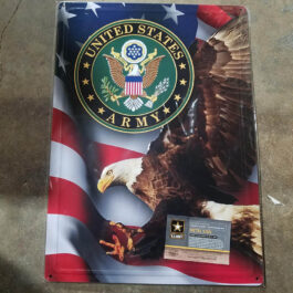 C-Metal Sign 07 Army with Eagle