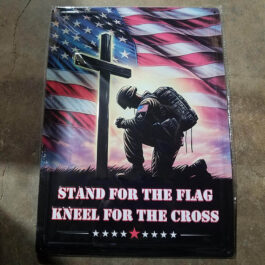 C-Metal Sign 64 Stand for Flag/Kneel for Cross